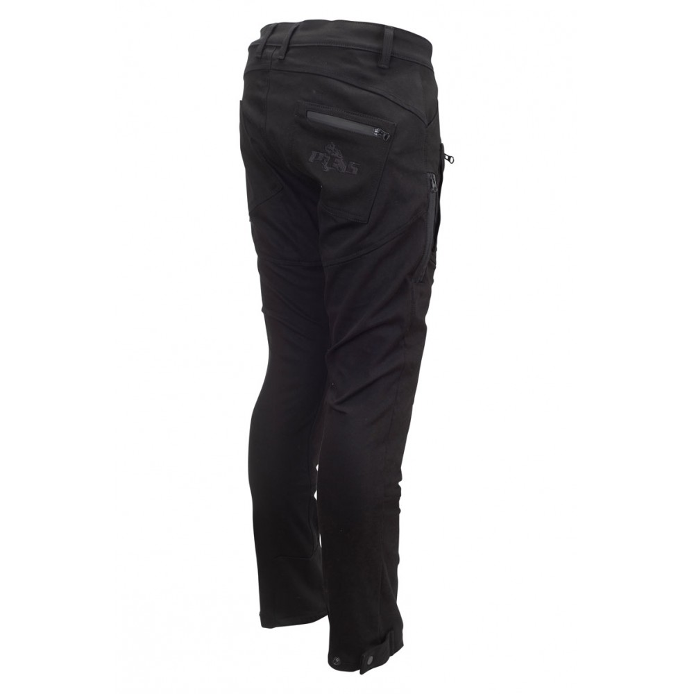PES Cargo Core Motorcycle Jeans – Level 2 Protectors, PES Invicta Technology™ Single-Layer AA Certified, Black
