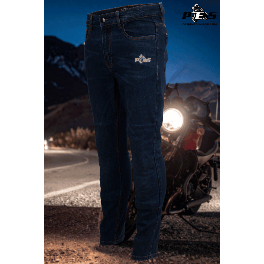 PES Blue Jeans Motorcycle Jeans – Level 2 Protectors, PES Invicta Technology™ Fabric, AA Certification