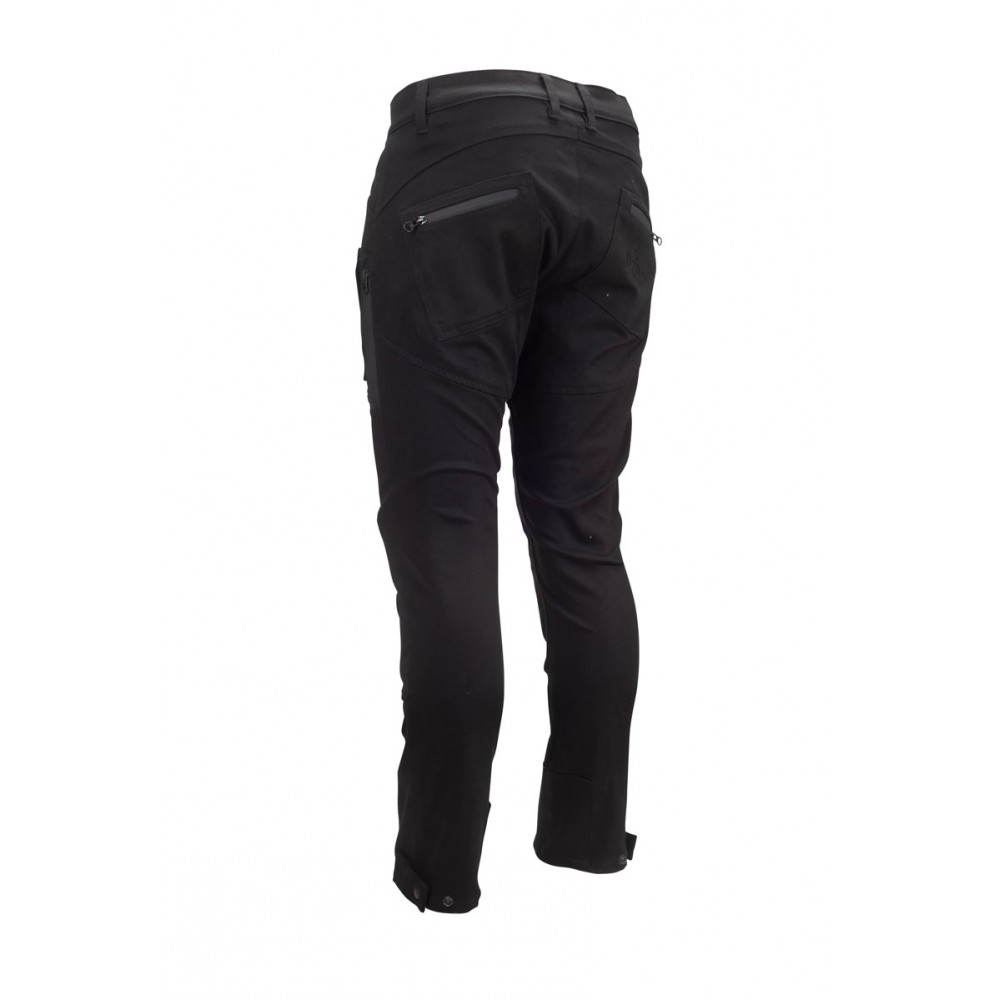 PES Cargo Core Motorcycle Jeans – Level 2 Protectors, PES Invicta Technology™ Single-Layer AA Certified, Black