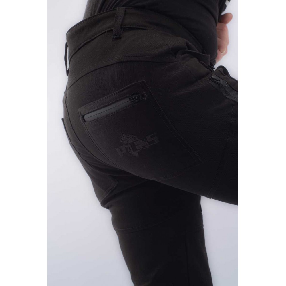 PES Cargo Core Motorcycle Jeans – Level 2 Protectors, PES Invicta Technology™ Single-Layer AA Certified, Black