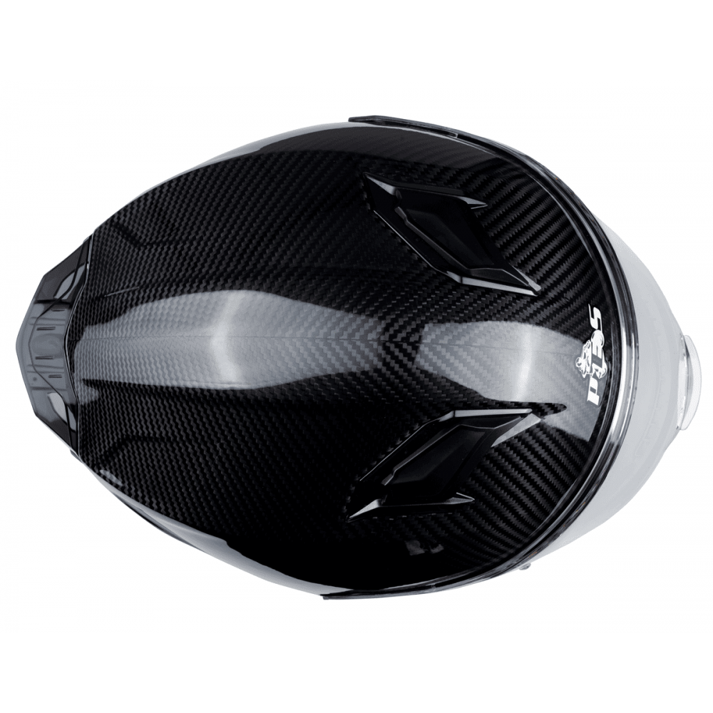 Cască Moto Full Carbon PES RO1 - Certificări ECE 22.06 & DOT, Vizieră Fotocromatică + Vizieră Normală, Ventilație Avansată