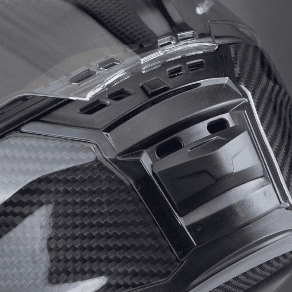 Cască Moto Full Carbon PES RO1 - Certificări ECE 22.06 & DOT, Vizieră Fotocromatică + Vizieră Normală, Ventilație Avansată