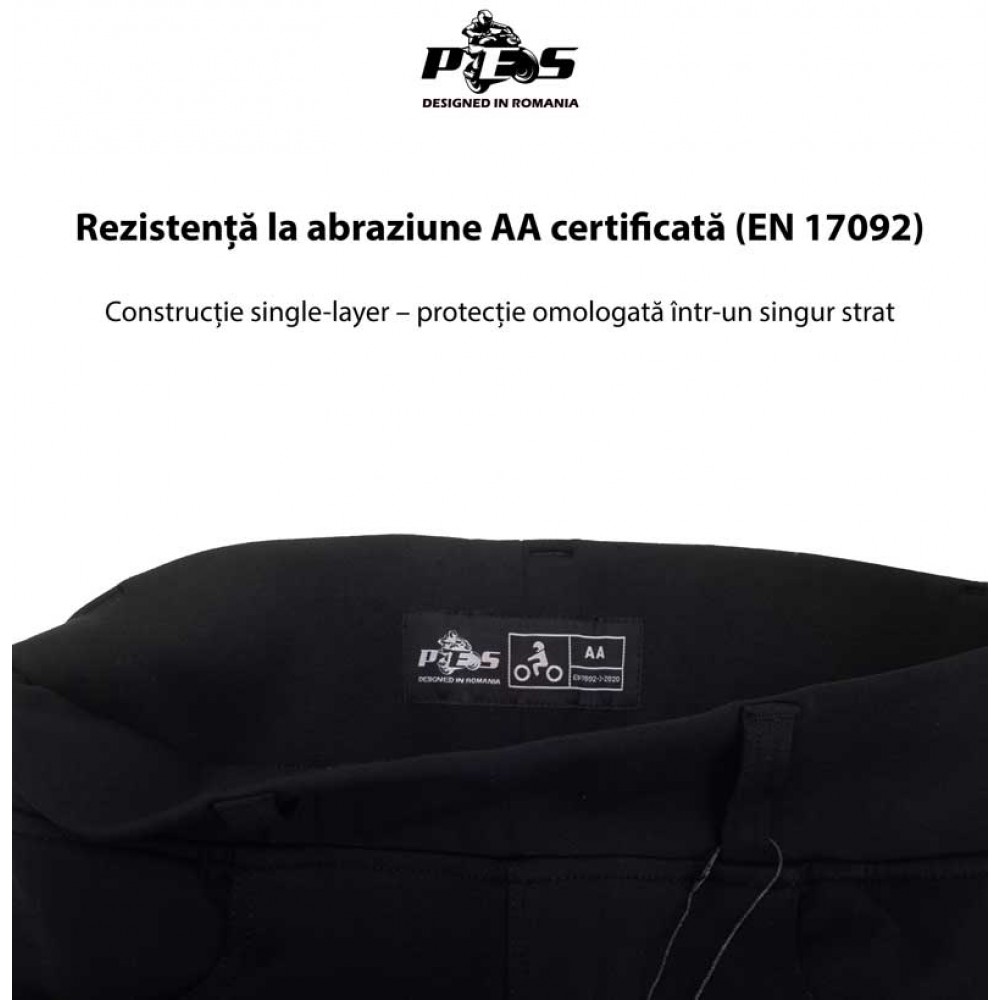 PES Silueta Women's Motorcycle Leggings – Single-Layer, AA Certified, Level 2 Protectors