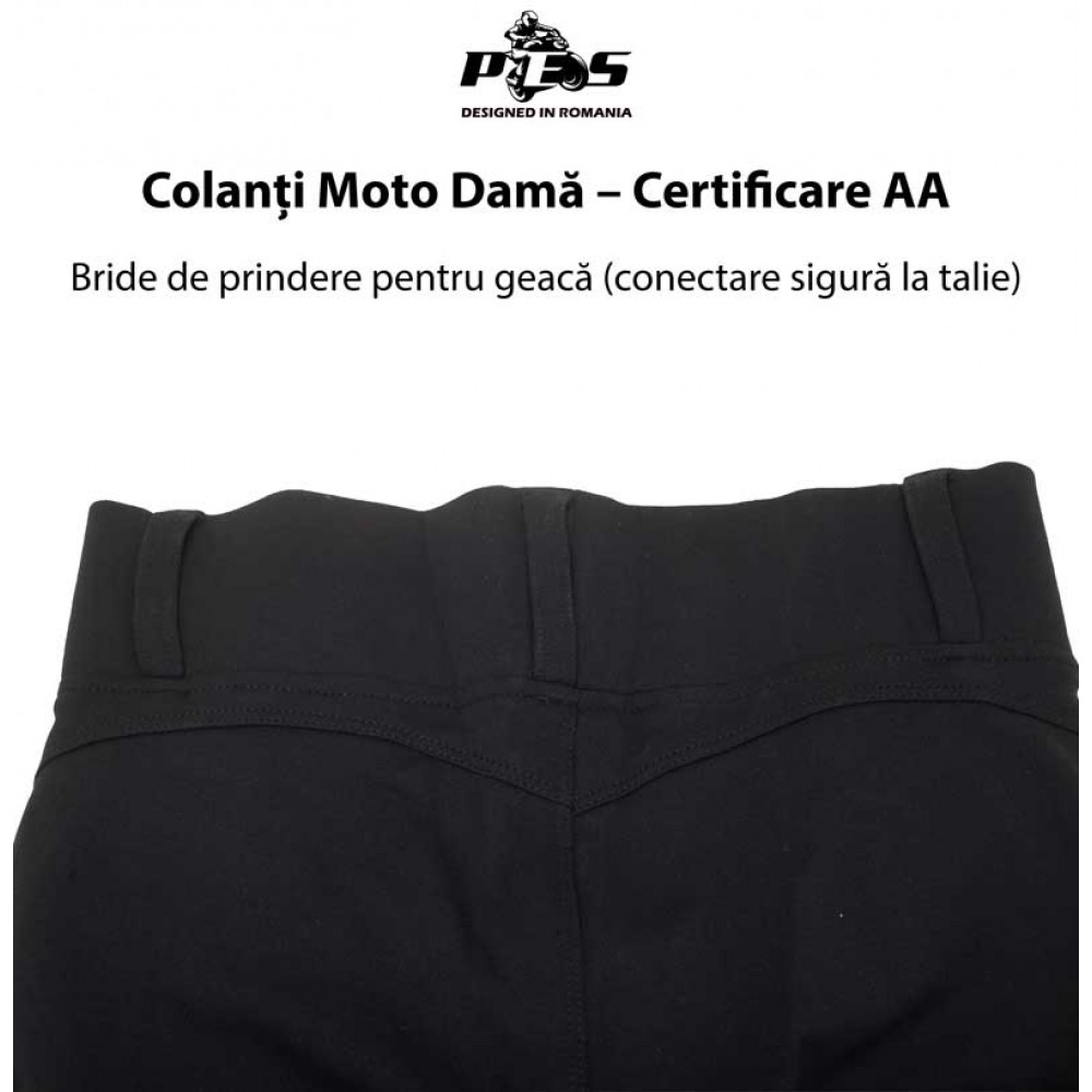 PES Silueta Women's Motorcycle Leggings – Single-Layer, AA Certified, Level 2 Protectors