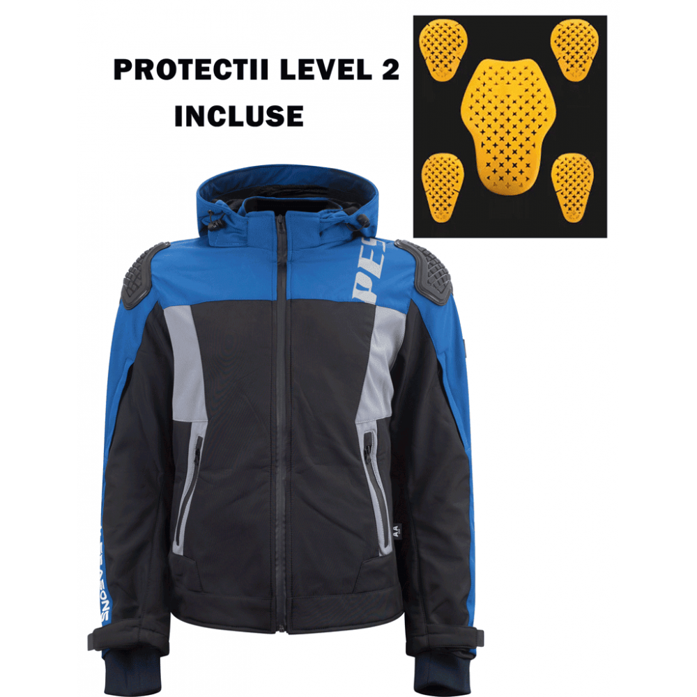 PES 4Seasons Softshell Motorcycle Jacket - Complete Protection and Comfort in Any Season
