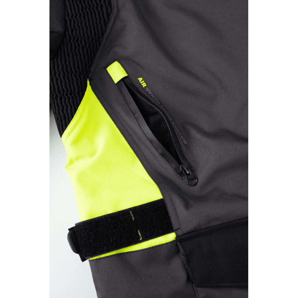 Waterproof Textile Motorcycle Jacket with Level 2 Protection – Touring Jacket Ideal for Winter & Summer, Ventilation System and Detachable Liner