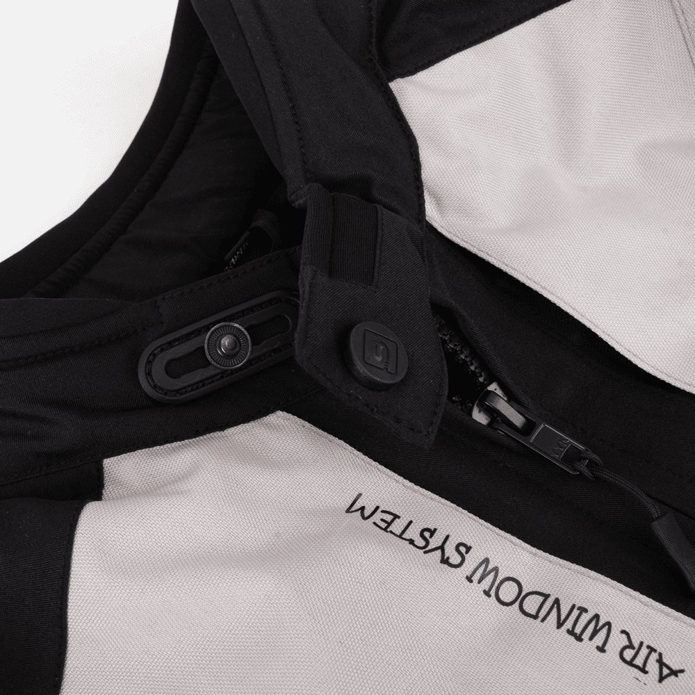 PES Textile Motorcycle Jacket with Level 2 Protectors, All-Season, Detachable Winter Liner, Waterproof