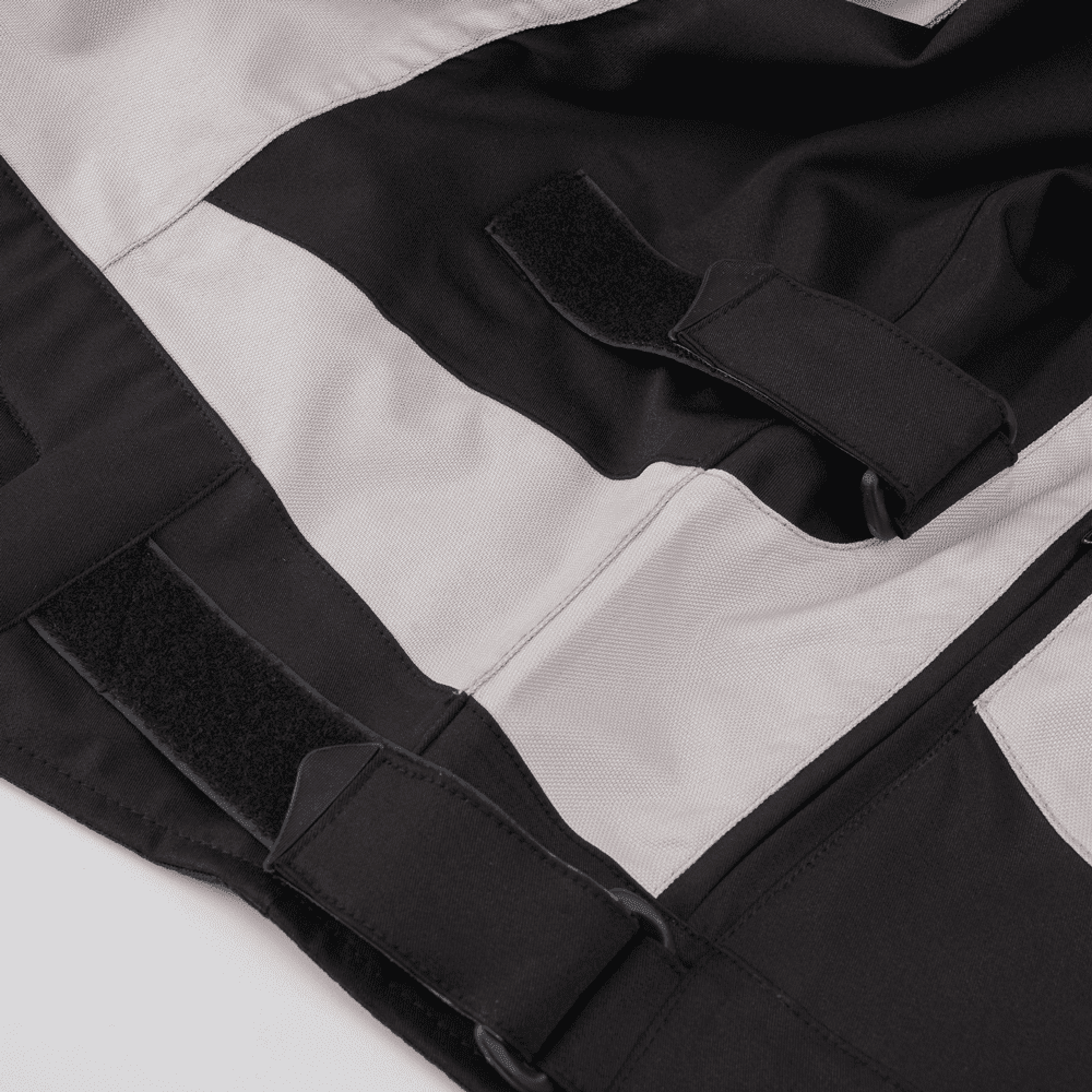 PES Textile Motorcycle Jacket with Level 2 Protectors, All-Season, Detachable Winter Liner, Waterproof