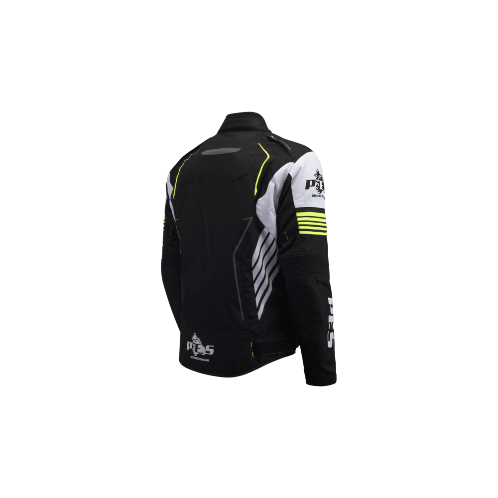 PES Grand 4-Season Motorcycle Jacket with CE Level 2 Protectors, Waterproof, Removable Winter Liner