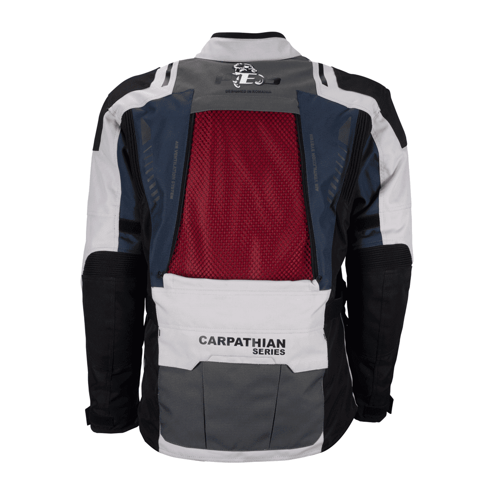 PES Carpathian Series Touring Motorcycle Jacket – Ripstop 600D, Waterproof, AA Certified, CE Level 2 Protectors, 4 Seasons