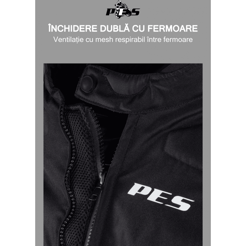 PES Grand 4-Season Motorcycle Jacket with CE Level 2 Protectors, Waterproof, Removable Winter Liner PES Grand 4-Season Motorcycle Jacket with CE Level 2 Protectors, Waterproof, Removable Winter Liner