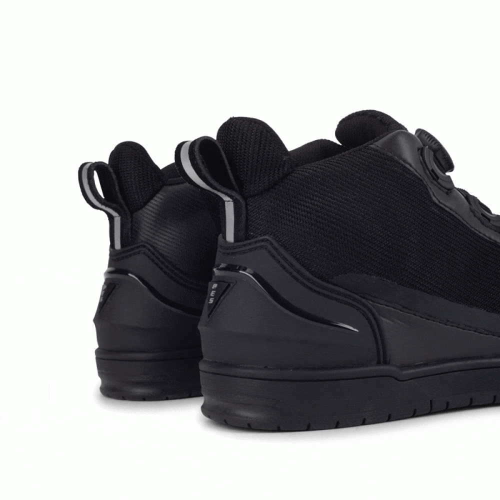 PES AeroGuard Men's Motorcycle Boots for Summer, with Breathable Panels, Ankle Protection and Non-Slip Sole