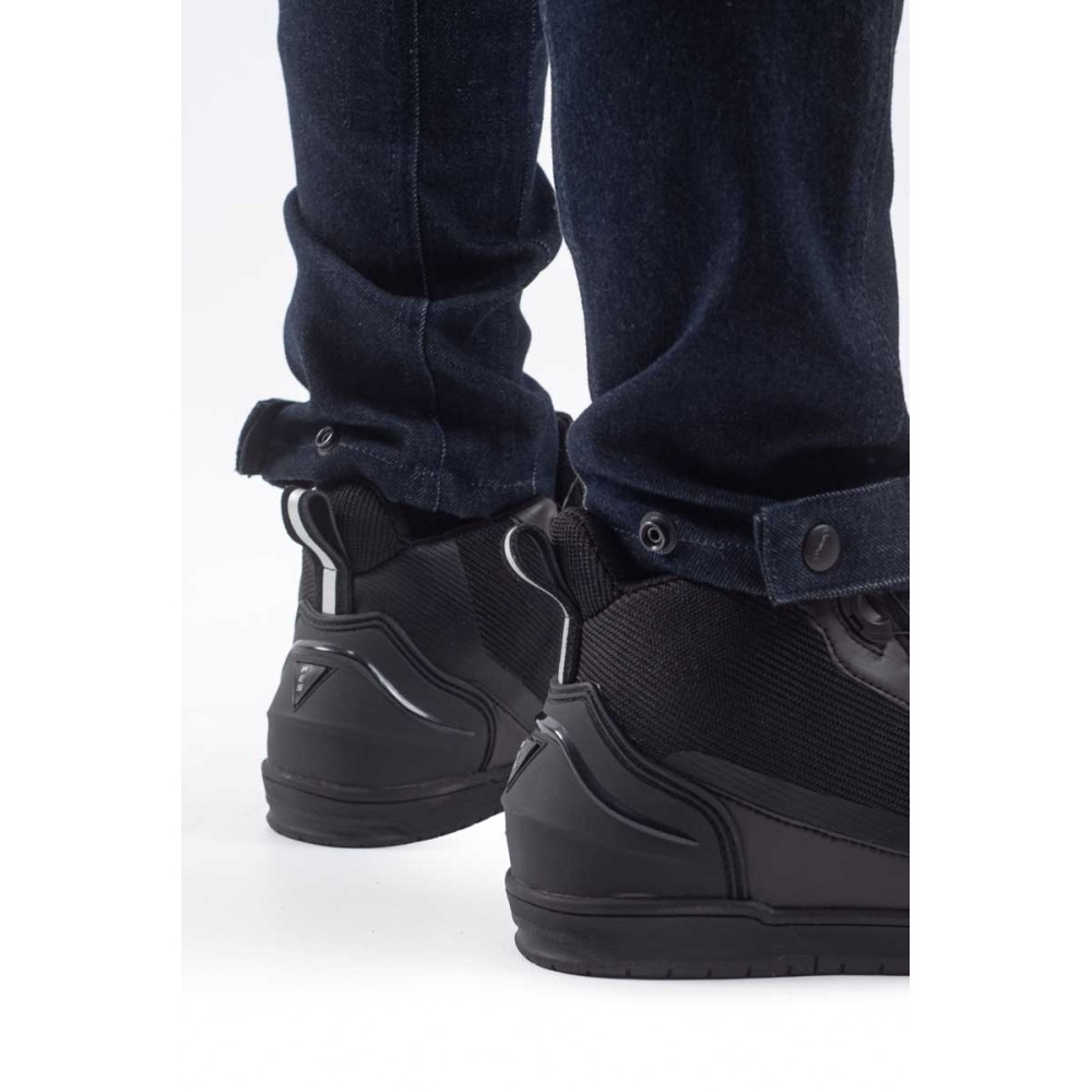 PES AeroGuard Men's Motorcycle Boots for Summer, with Breathable Panels, Ankle Protection and Non-Slip Sole