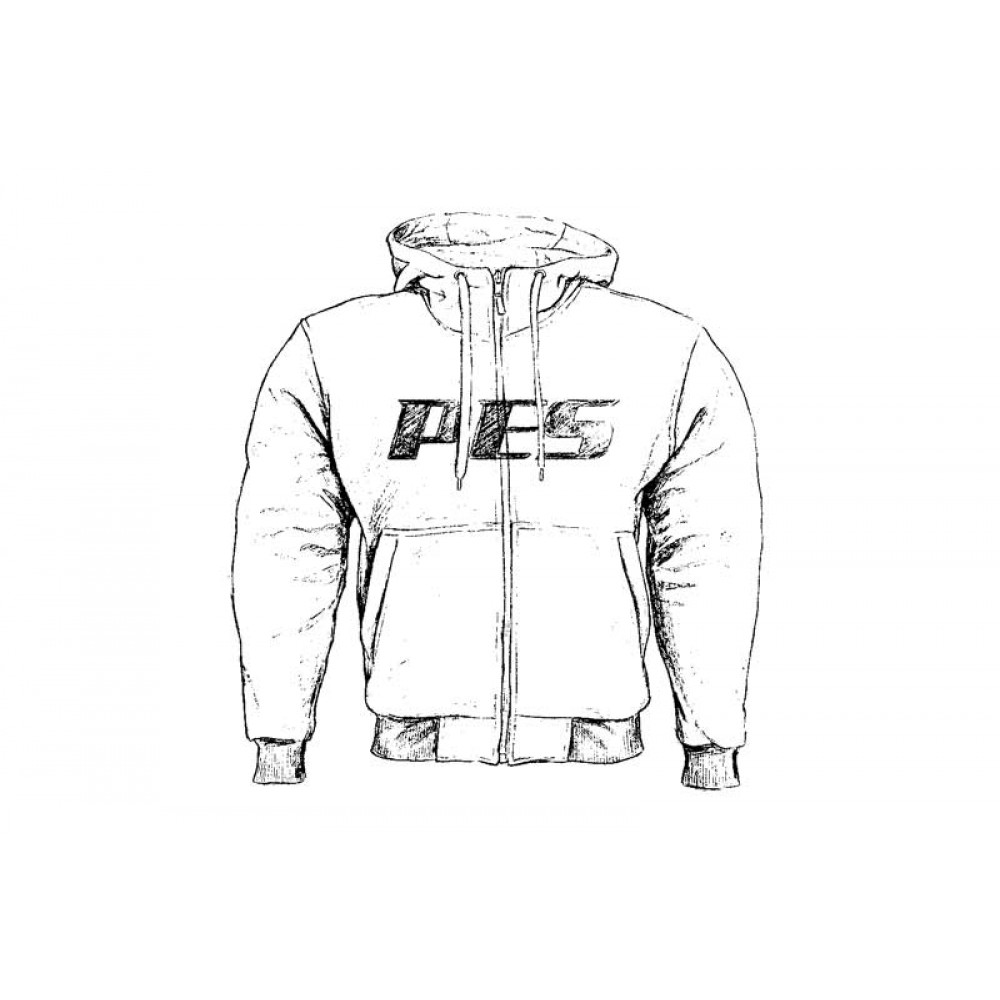 PES KevArmor Zip Motorcycle Hoodie with CE Level 2 Protectors, Full Kevlar Lining and AA Certification