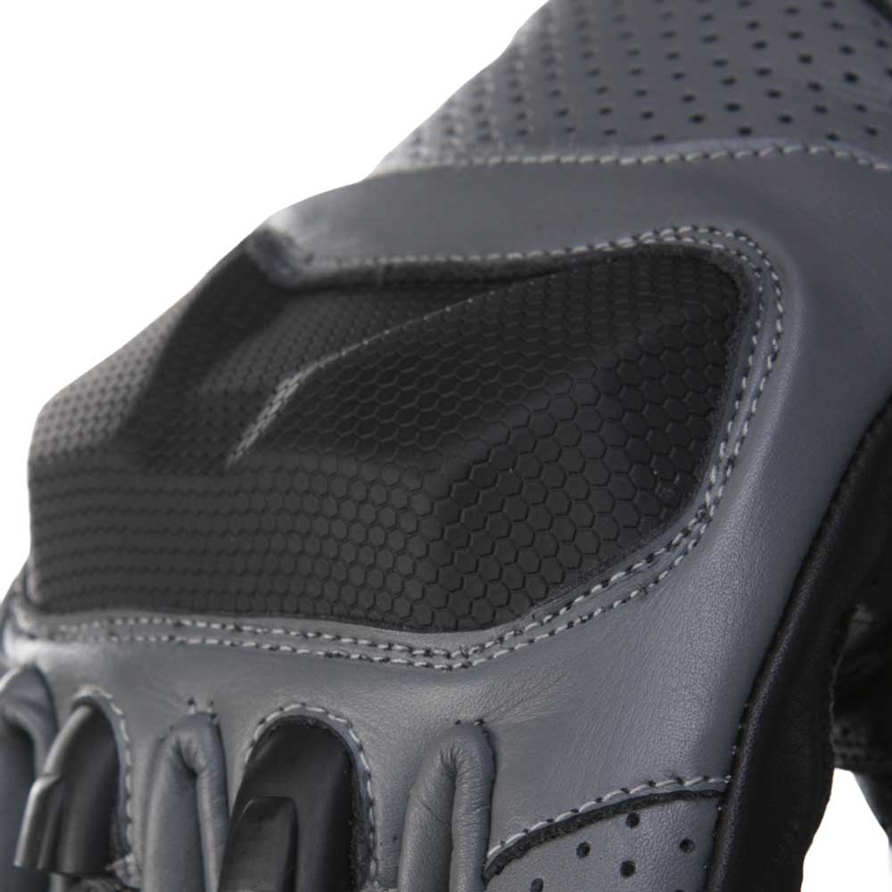 PES Asphalt Air Perforated Leather Motorcycle Gloves – Summer, 1KP, Touchscreen, TPU Protection