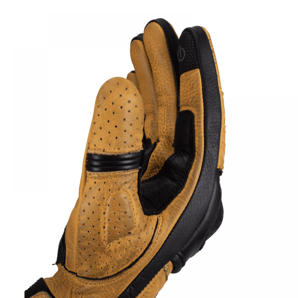 PES Venue Women's Perforated Leather Motorcycle Gloves – Ventilated, TPU Protection, Touchscreen, 1KP Certified