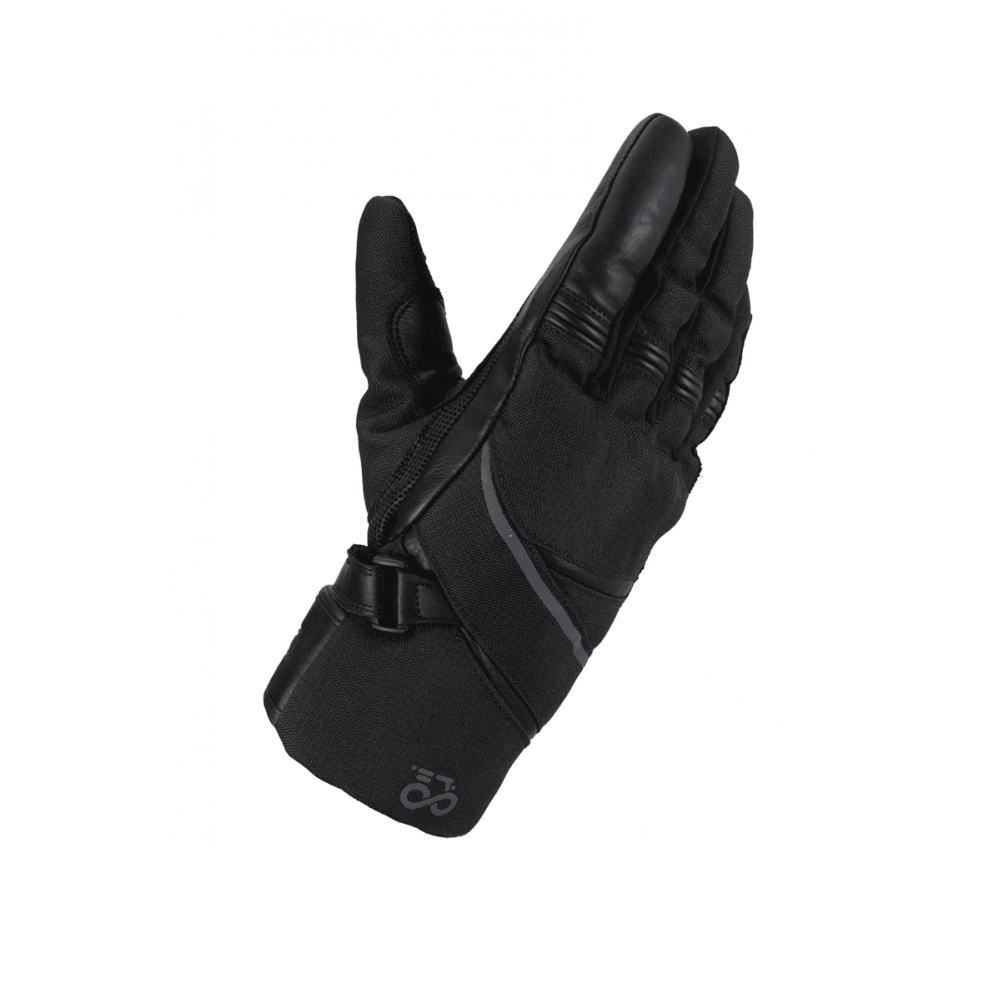 F4 Leather/Ripstop Winter Motorcycle Gloves – Waterproof, Protective, Touchscreen, 1KP Certified