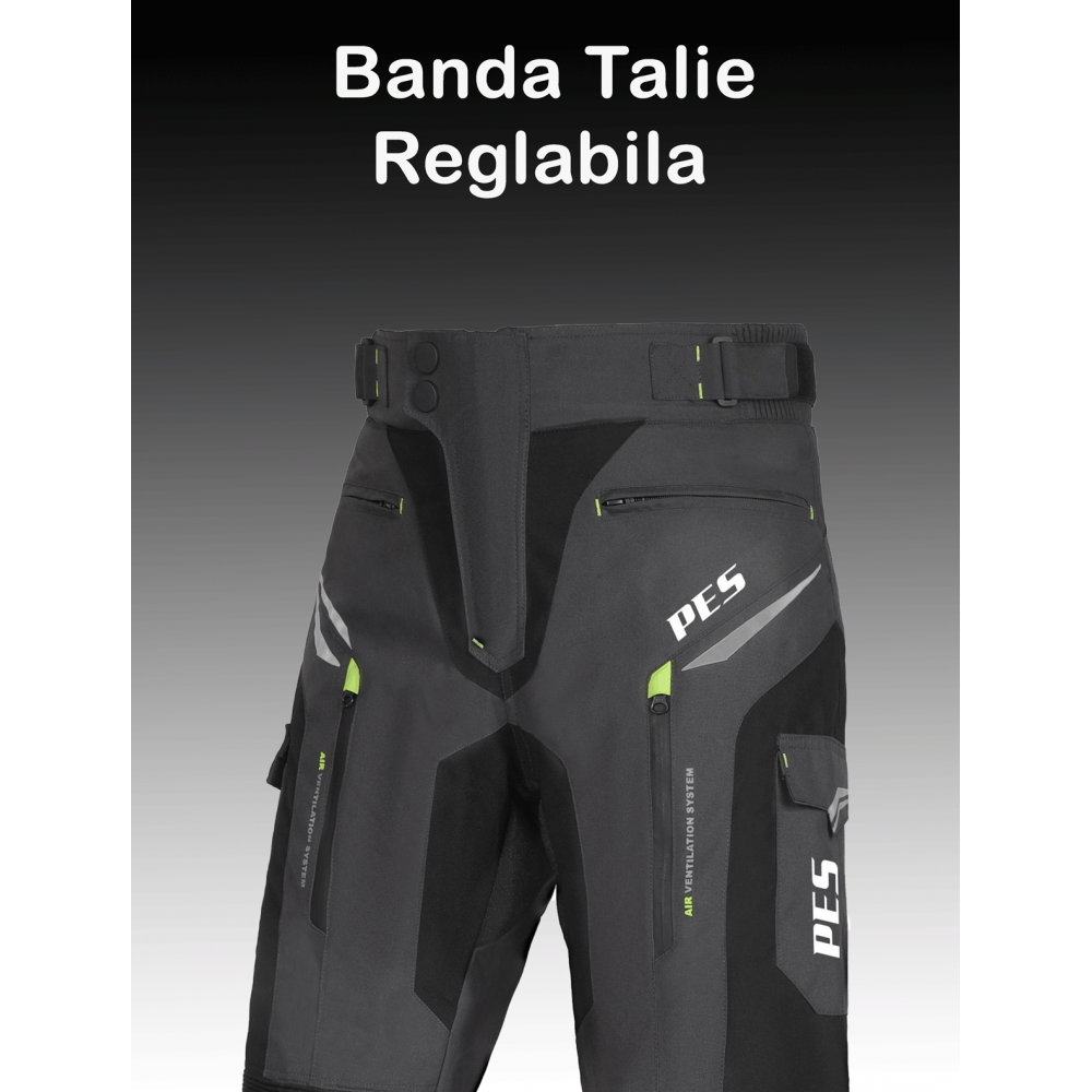 PES 4-Season Motorcycle Trousers, Level 2 Protectors Included, Detachable Winter Liner - Protection & Comfort for Any Season