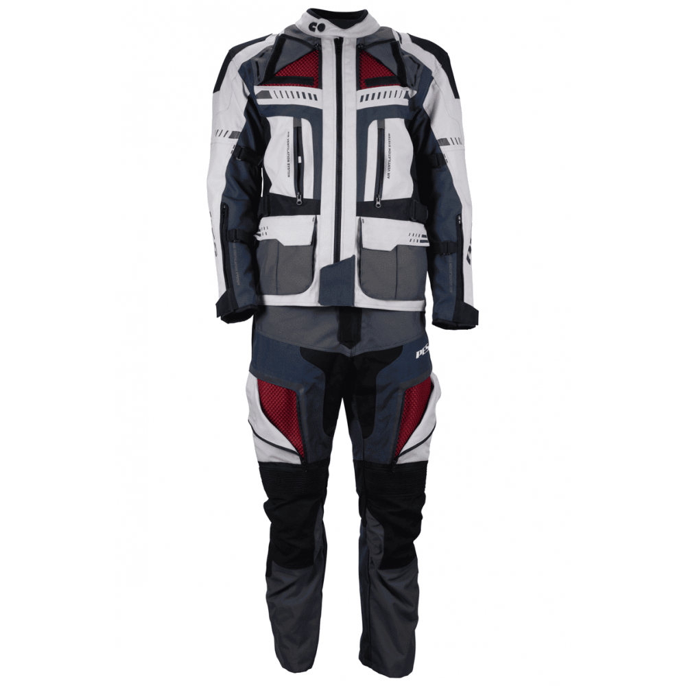 PES Carpathian Series Touring Motorcycle Pants – 4 Seasons, Ripstop 600D AA, Waterproof, CE Level 2 Knee Protectors