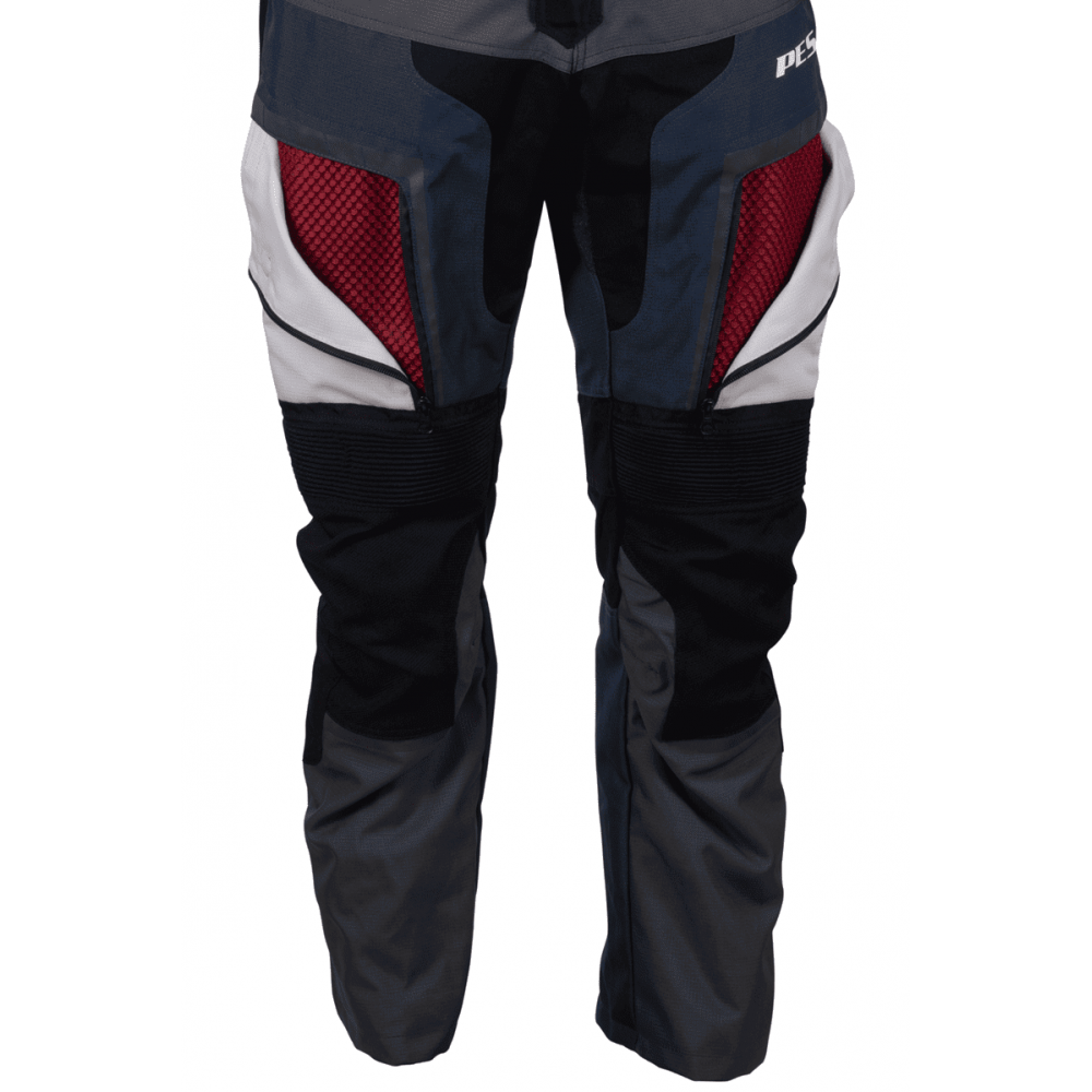 PES Carpathian Series Touring Motorcycle Pants – 4 Seasons, Ripstop 600D AA, Waterproof, CE Level 2 Knee Protectors