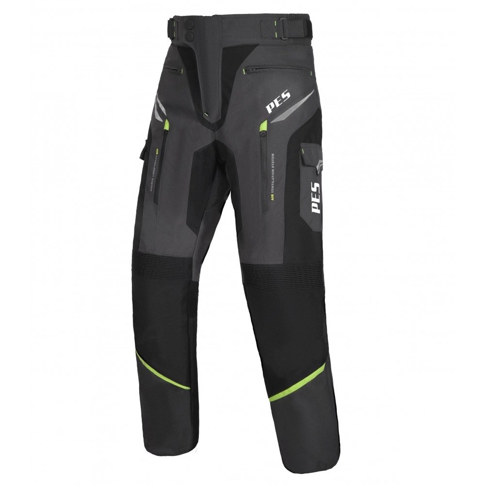 PES 4-Season Motorcycle Trousers, Level 2 Protectors Included, Detachable Winter Liner - Protection & Comfort for Any Season